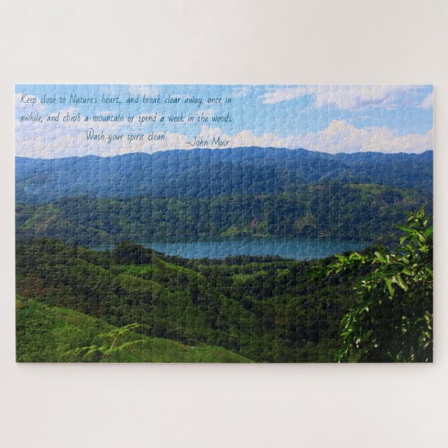 John Muir Inspiring Quote Puzzle (Horizontal)