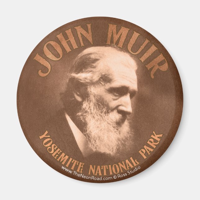 John Muir Magnet 1 ronde (Devant)