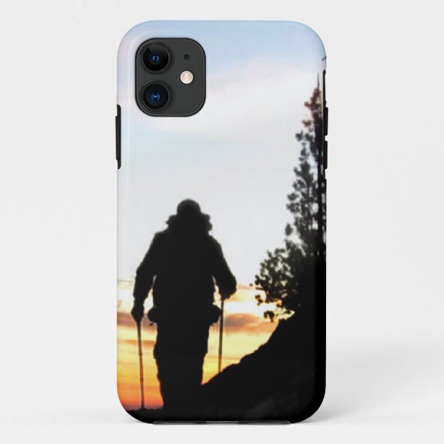 John Muir Trail Hiker 2 - Sierra Nevada Mountains Case-Mate iPhone Case (Back)