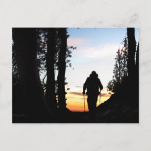 John Muir Trail Hiker 2 - Sierra Nevada Mountains Postcard