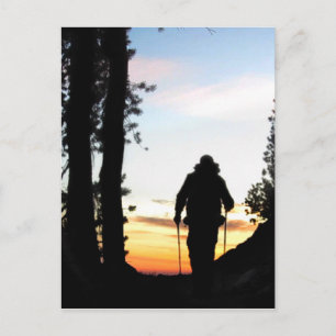 John Muir Trail Hiker 2 - Sierra Nevada Mountains Postcard