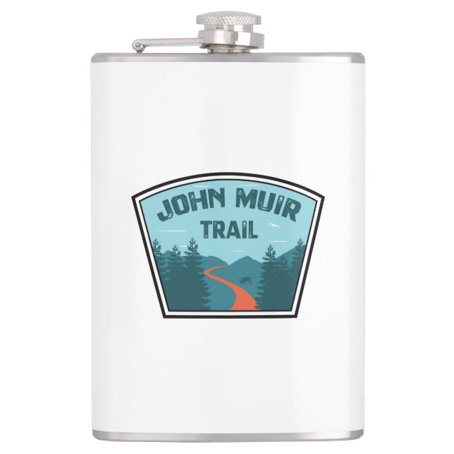 John Muir Trail Hip Flask (Front)