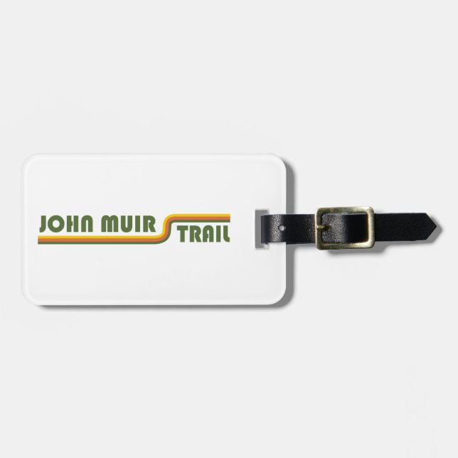 John Muir Trail Luggage Tag (Front Horizontal)