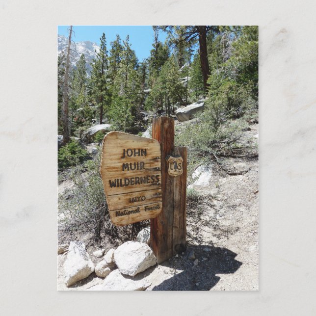 John Muir Wilderness Postcard (Front)