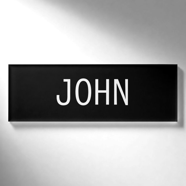 John Name Tag (Front)