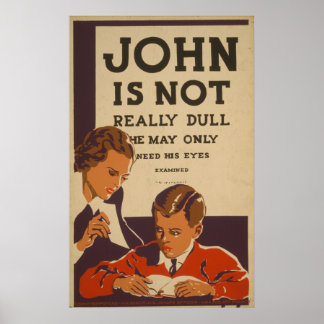 John N'Est Pas Vraiment Dull - Poster Sur La Santé