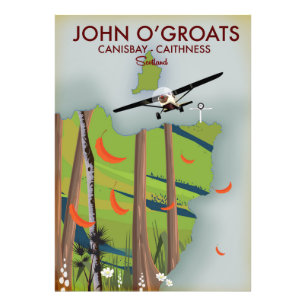 john o'groats Canisbay Caithness Scotland Photo Print