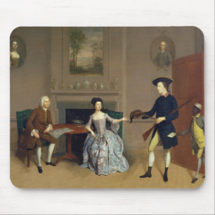 John Orde, with his wife Anne, and his eldest Son, Mouse Pad