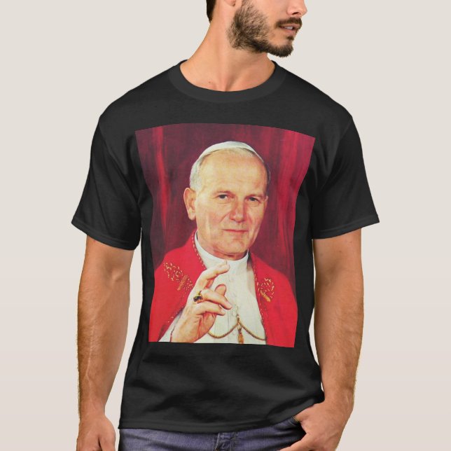 John Paul II Bishop of Rome T-Shirt (Front)