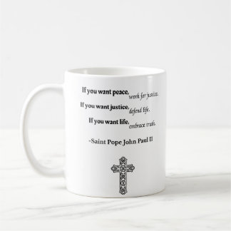 John Paul II quote Coffee Mug