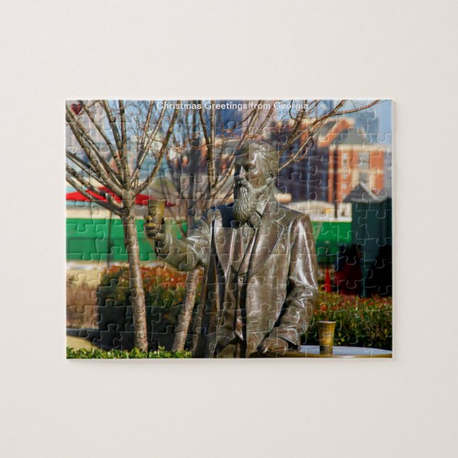 John Pemberton Statue Géorgie. Jigsaw Puzzle (Horizontal)