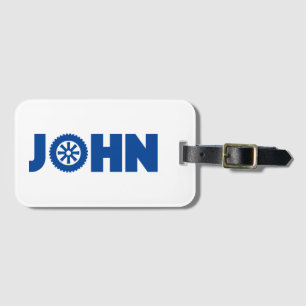 John Petrol Head Luggage Tag