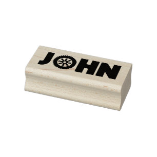 John Petrol Head Rubber Stamp