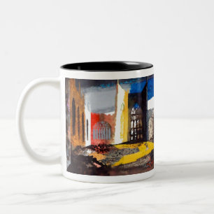 John Piper Coventry Cathedral Two-Tone Coffee Mug