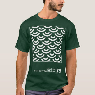 John Prine Minimal Style Graphic Artwork T-Shirt