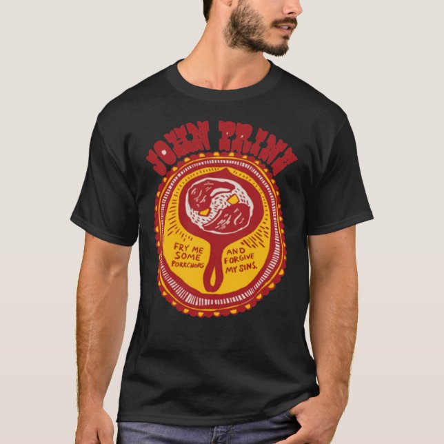 John Prine Retro Tribute Design Essential T-Shirt (Devant)