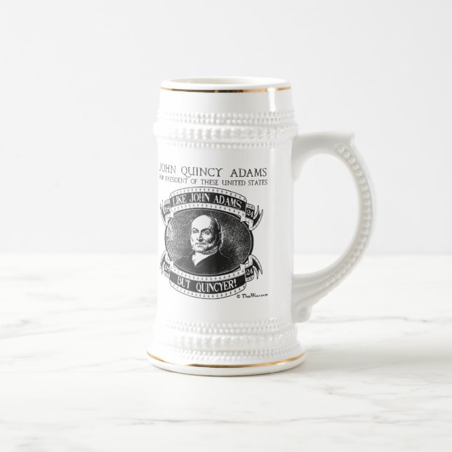 John Quincy Adams 1824 Campaign Stein (Right)