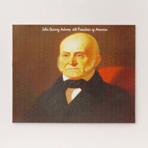 John Quincy Adams 6th President of America. Jigsaw Puzzle