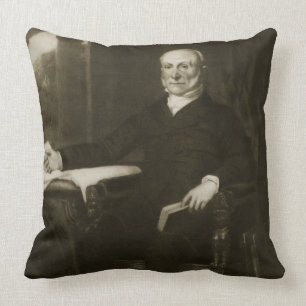 John Quincy Adams, 6th President of the United Sta Throw Pillow