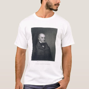 John Quincy Adams, engraved by John Wesley Paradis T-Shirt