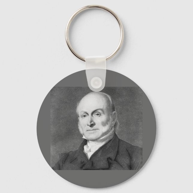 John Quincy Adams Keychain (Front)