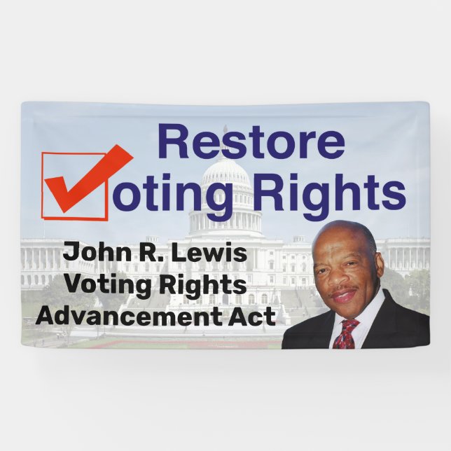 John R. Lewis Voting Rights Advancement Act Banner (Horizontal)