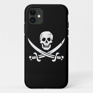 John Rackham (Calico Jack) Pirate Flag Jolly Roger iPhone 11 Case