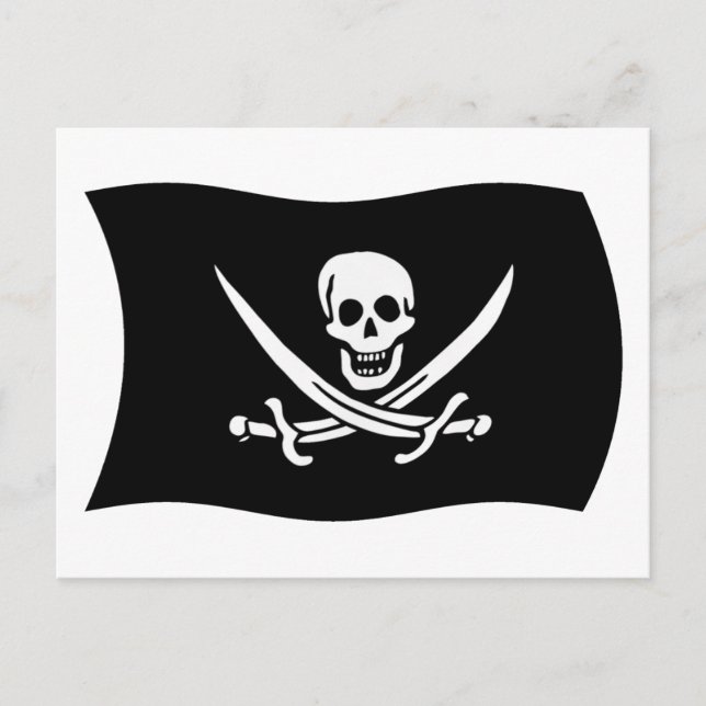 John Rackham Flag Postcard (Front)