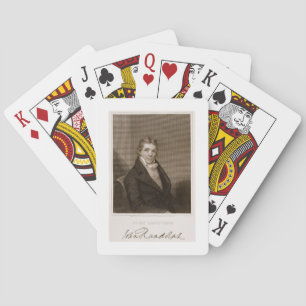 John Randolph (1773-1833) engraved by Thomas B. We Playing Cards