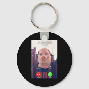 John Rk Is Calling Funny Answer Call Phone Keychain