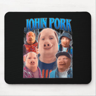 John Rk Meme Humor Men Women  Mouse Pad