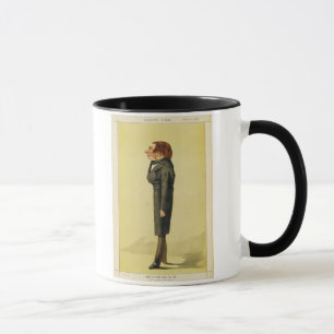 John Ruskin (1819-1900), caricature by Cecioni fro Mug