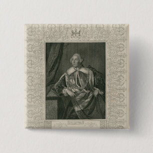 John Russell, Duke of Bedford 2 Inch Square Button