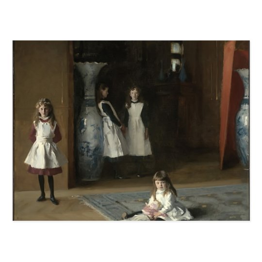 John Sargent- The Daughters of Edward Darley Boit Postcard