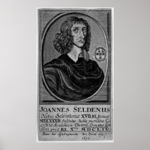 John Selden, 1672 Poster