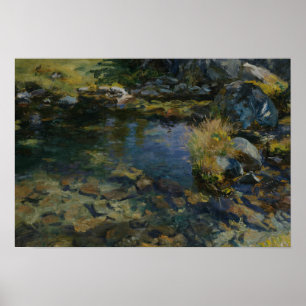 John Singer Sargent - Alpine Pool Poster