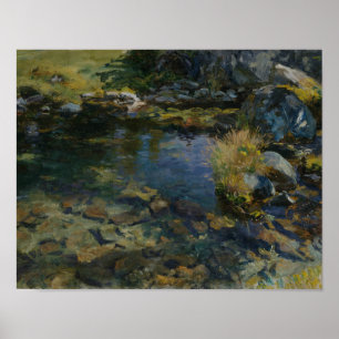 John Singer Sargent - Alpine Pool Poster