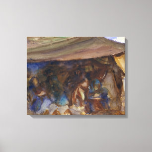 John Singer Sargent - Bedouin Tent Canvas Print