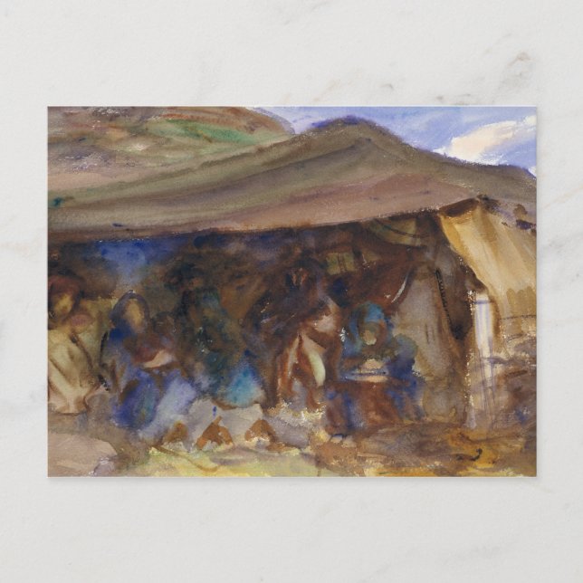 John Singer Sargent - Bedouin Tent Postcard (Front)