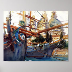 John Singer Sargent- Behind the Salute Poster