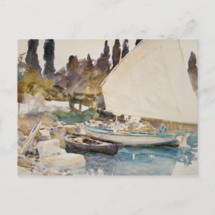 John Singer Sargent - Boats Postcard