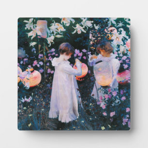 John Singer Sargent Carnation Lily Lily Rose Plaque