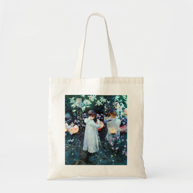 John Singer Sargent Carnation Lily Lily Rose Tote Bag (Front)