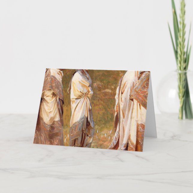 John Singer Sargent Cashmere Card (Front)