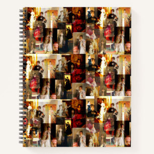.John Singer Sargent Elegant Ladies Collage Notebook