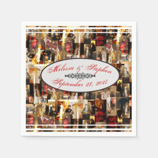 .John Singer Sargent Elegant Lady Portrait Collage Napkin