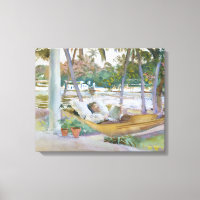 John Singer Sargent - Figure in Hammock, Florida