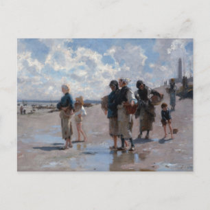John Singer Sargent Fishing for Oysters at Cancale Postcard
