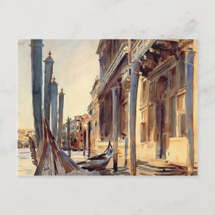 John Singer Sargent- Grand Canal, Venice Postcard