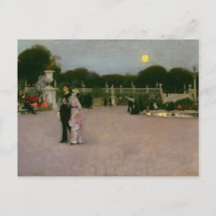 John Singer Sargent - In the Luxembourg Gardens Postcard